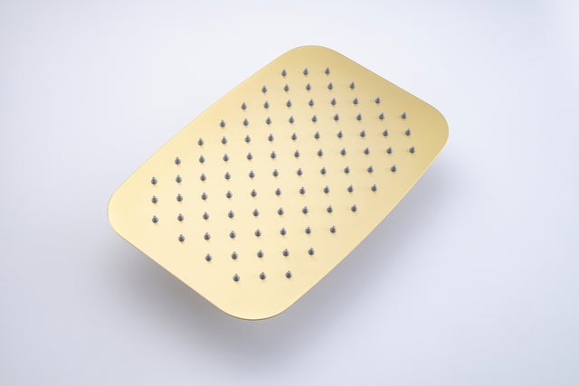 Shower Faucet Set Shower System with 12 Inch Rain Shower Head and Handheld, Bathroom Shower Combo Set Wall Mounted System Rough-in Valve Body and Trim Included.