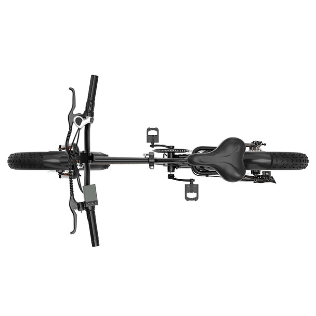 AOSTIRMOTOR Folding Electric Bike Ebike Bicycle 500W Motor 20" Fat Tire With 36V/13Ah Li-Battery Beach Snow Bicycle A20