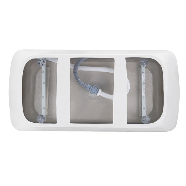 67" 100% Acrylic Freestanding Bathtub,Contemporary Soaking Tub,white Bathtub