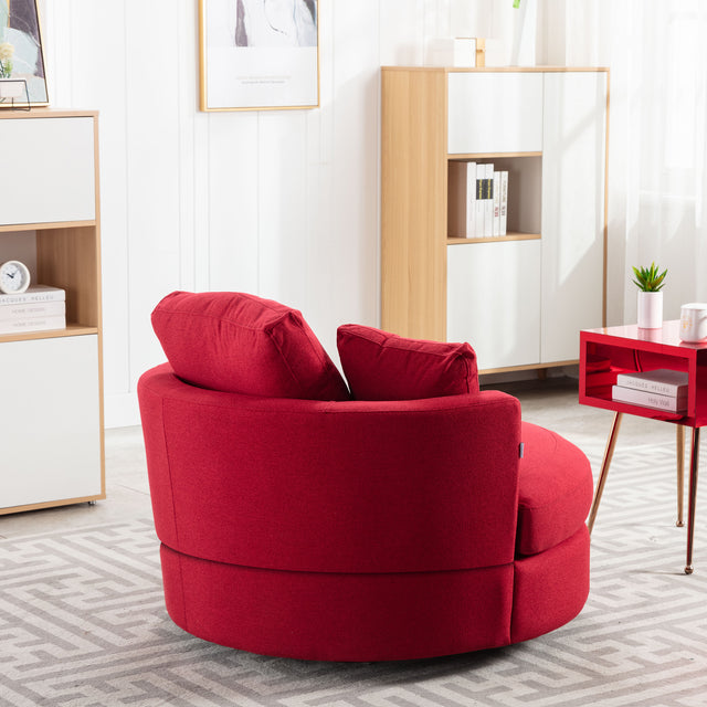 Modern Akili swivel accent chair barrel chair for hotel living room / Modern leisure chair