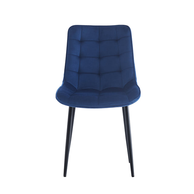 Dining Chair 2PCS(BLUE),Modern style,New technology,Suitable for restaurants, cafes, taverns, offices, living rooms, reception rooms.Simple structure, easy installation.