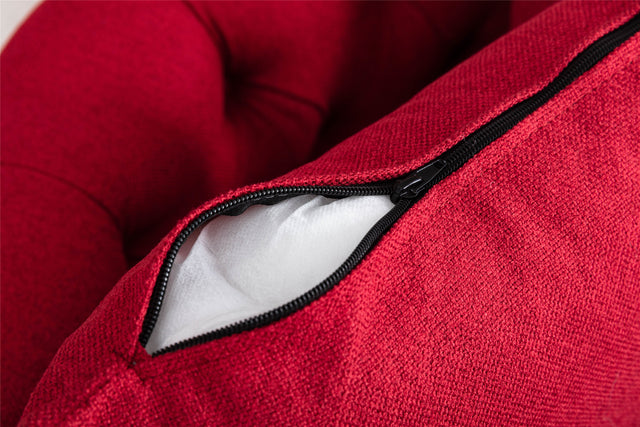 Modern Akili swivel accent chair barrel chair for hotel living room / Modern leisure chair Red