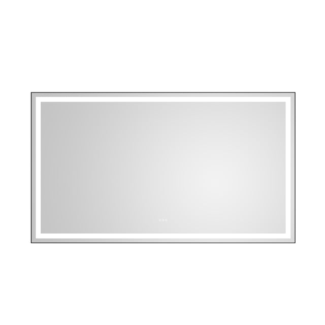 84*48Super Bright Led Bathroom Mirror with Lights, Metal Frame Mirror Wall Mounted Lighted Vanity Mirrors for Wall,
Anti Fog Dimmable Led Mirror for Makeup, Horizontal/Verti