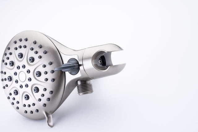 Shower System with Handheld Showerhead & Rain Shower Combo Set. High Pressure 35-Function Dual 2 in 1 Shower Faucet, patented 3-way Water Diverter in All-Brushed Nickel (Valve Include)