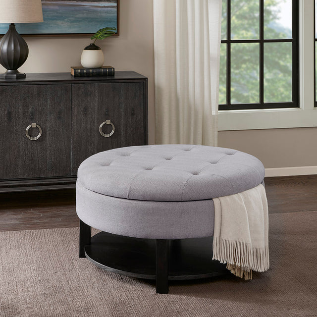 Miller Round Storage Ottoman
