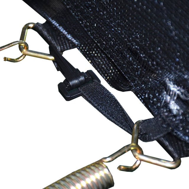 14FT Outdoor Big Trampoline With Inner Safety Enclosure Net, Ladder, PVC Spring Cover Padding, For Kids, Black&Orange Color