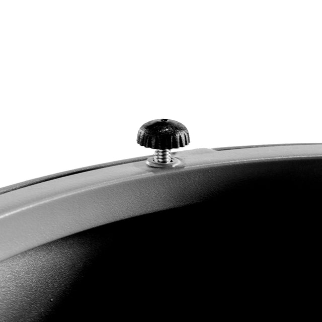 Outdoor Aluminum Round Side Table, Black