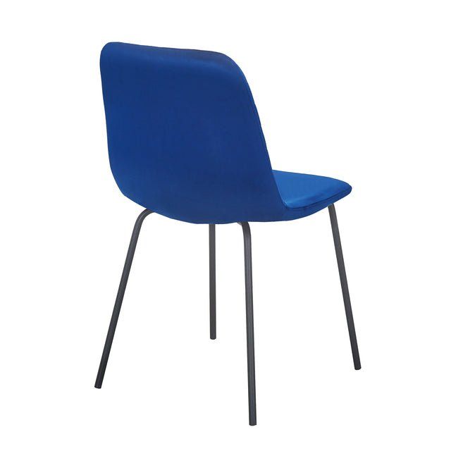 Dining Chair set of 4 PCS(BLUE),Modern style,New technology,Suitable for restaurants, cafes, taverns, offices, living rooms, reception rooms.Simple structure, easy installation.