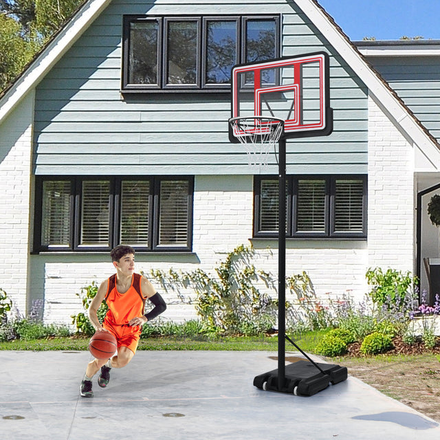 Portable Basketball Hoop Basketball System 4.76-10ft Height Adjustable for Youth Adults LED Basketball Hoop Lights, Colorful lights, Waterproof,Super Bright to Play at Night Outdoors,Good Gift for Kid