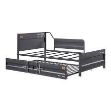 ACME Cargo Daybed & Trundle (Twin Size), Gunmetal (1Set/1Ctn) 39885