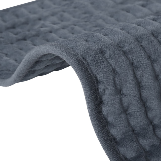 Electric Heating Pad with Control,Grey 12"x24"