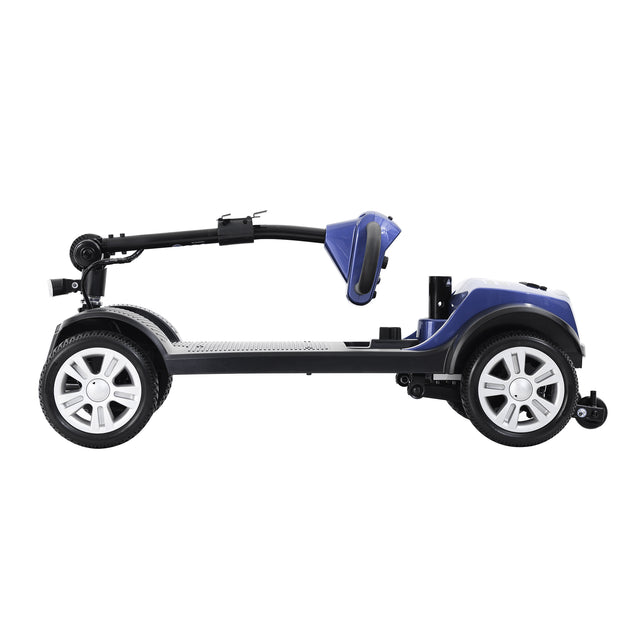 W42936056 MAX SPORT BLUE 4 Wheels Outdoor Compact Mobility Scooter with 2pcs*12AH Lead acid Battery