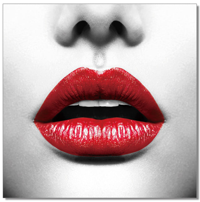 Oppidan Home "Red Lips" Acrylic Wall Art (40"H X 40"W)