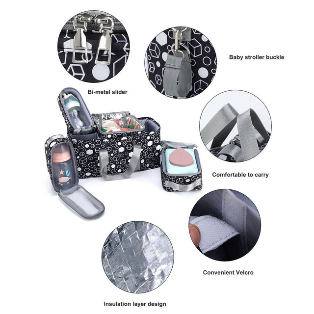 Baby Stroller Hanging Storage Bag Baby Trolley Hanging Bag Stroller Organizer Bag Fit Most Baby Stroller Models