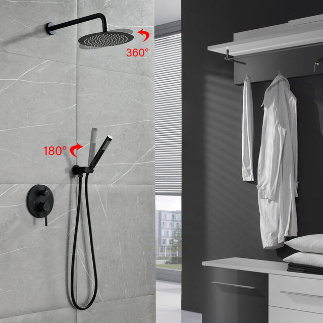 Complete Shower System with Rough-in Valve