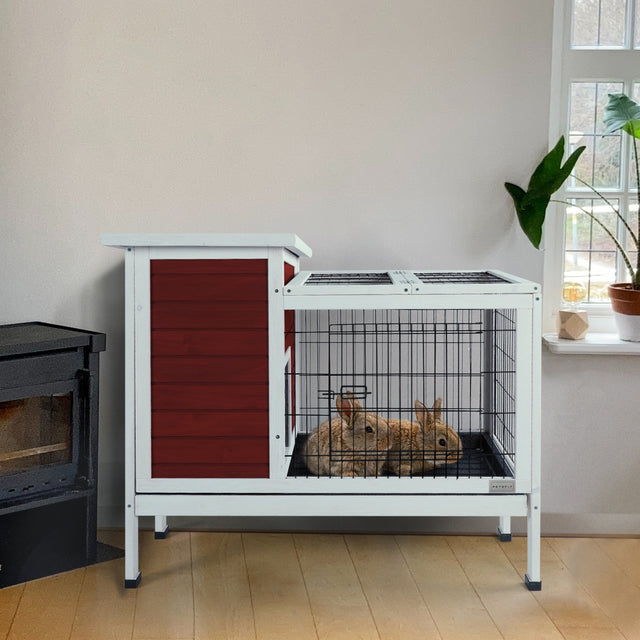 Guinea Pig Cage Rabbit Hutch Rabbit Cage Bunny Cage Bunny Hutch Guinea Pig Hutch with Pull Out Tray