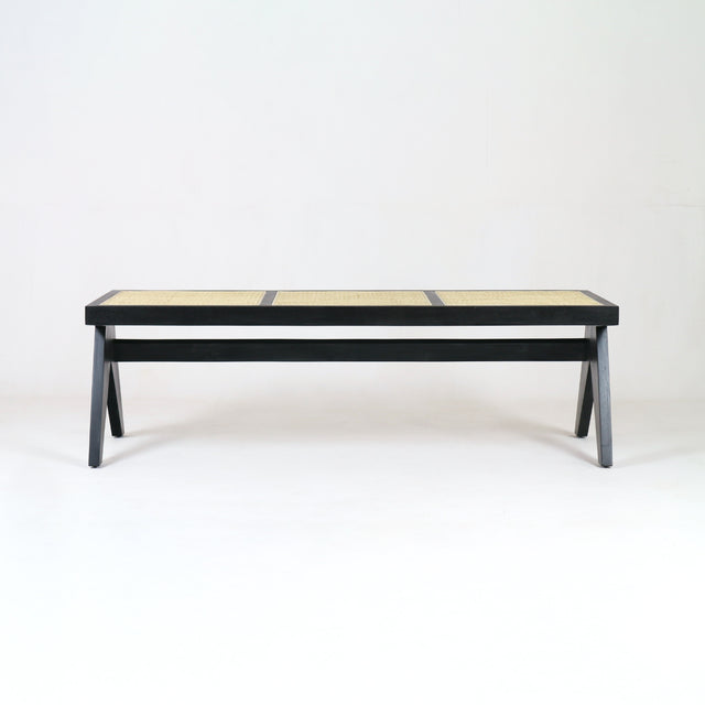 PIERRE JEANNERET CANE BENCH