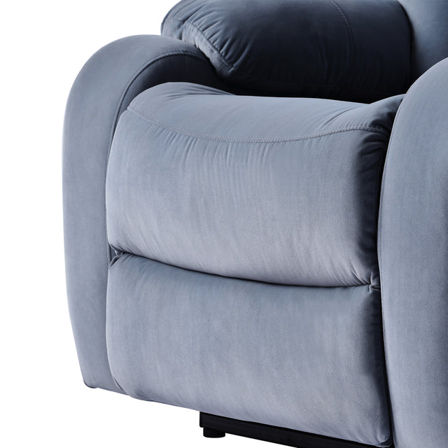 Lift Chair Recliner for Elderly Power Remote Control Recliner Sofa Relax Soft Chair Anti-skid Australia Cashmere Fabric Furniture Living Room Light Gray