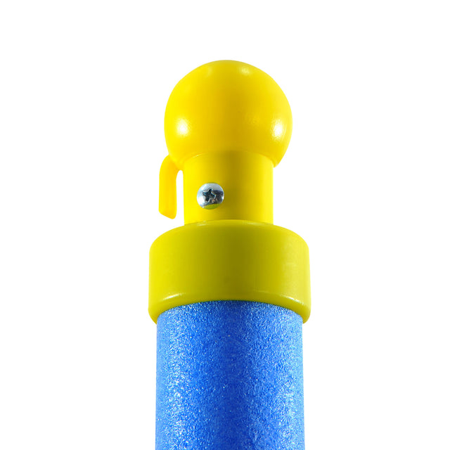 8FT Trampoline for Kids with Safety Enclosure Net, Basketball Hoop and Ladder, Easy Assembly Round Outdoor Recreational Trampoline