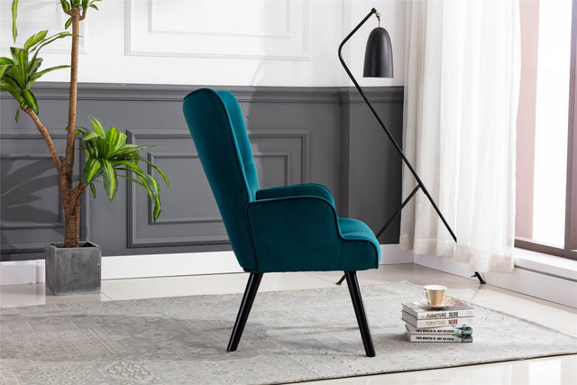 COOLMORE Accent chair Living Room/Bed Room, Modern Leisure Chair Teal