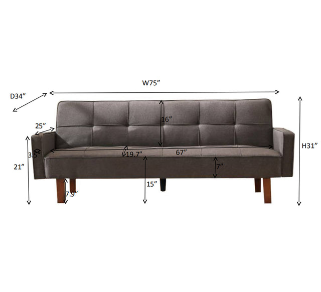 Gray Sofa Bed