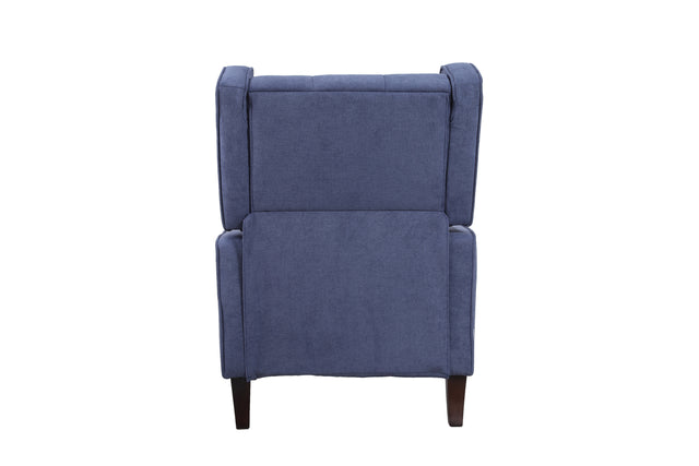 COOLMORE living room Comfortable rocking chair accent chair Navy fabric
