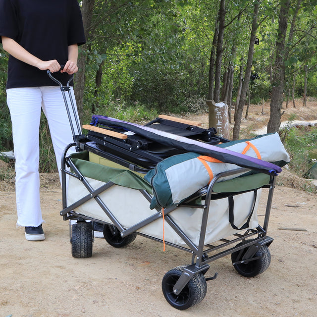 Outdoor Garden Park Utility kids wagon portable beach trolley cart camping foldable folding wagon