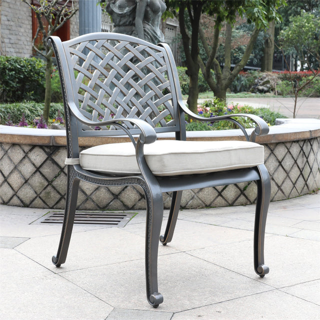 Dining Arm Chair, Sand Dollar