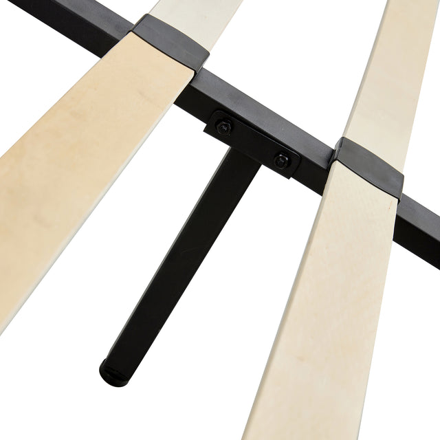 Queen Size Bed Frame, Modern Upholstered Platform Bed with Adjustable Headboard, Heavy Duty Button Tech cloth Bed Frame with Wood Slat Support, Easy Assembly, No Box Spring Needed (Grey, Queen)