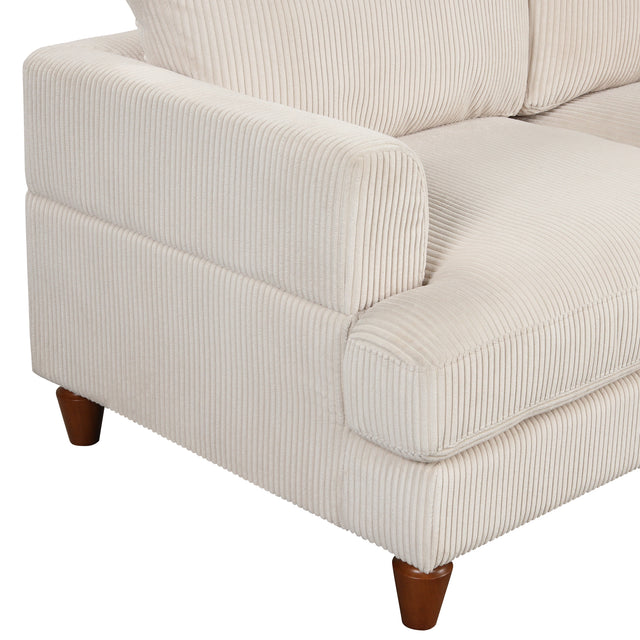 U_Style Modular Sectional Sofa with Ottoman L Shaped Corner Sectional for Living Room, Office, Spacious Space