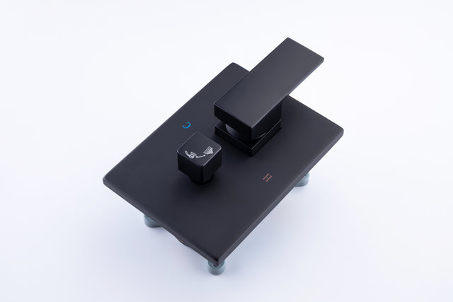 Waterfall Wall Mounted Bathtub Faucet with Hand Shower Swivel Tub Filler Faucet Single Handle Solid Brass