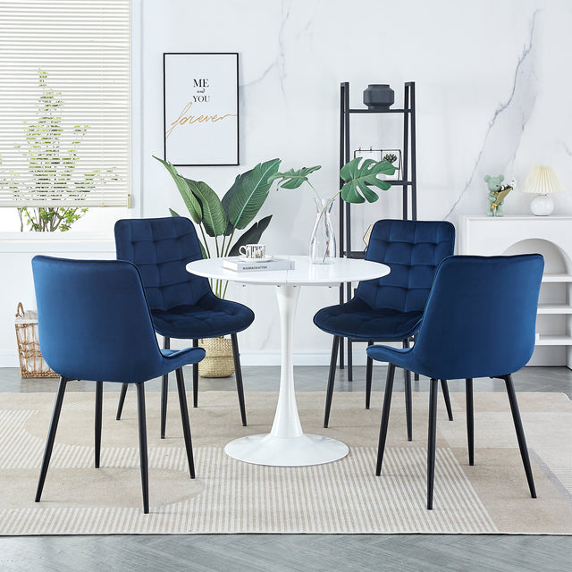 Dining Chair 2PCS（BLUE），Modern style，New technology，Suitable for restaurants, cafes, taverns, offices, living rooms, reception rooms.Simple structure, easy installation.