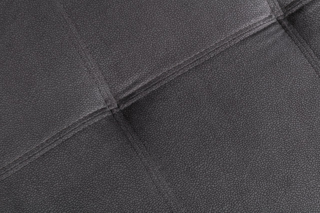 77 Inch Reversible Sectional Storage Sleeper Sofa Bed , L-Shape 2 Seat Sectional Chaise With Storage , Skin-Feeling Velvet Fabric ,Dark Grey Color For Living Room Furniture