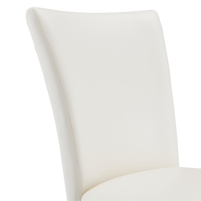 Dining chair (white breathing leather)