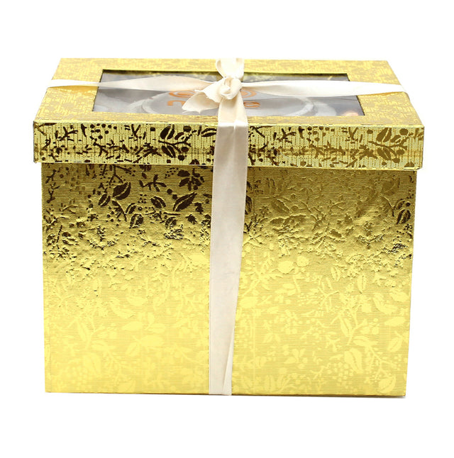 Ambrose Chrome Plated Crystal Embellished Lidded Ceramic Bowl (9 In. x 7 In. x 9.5 In.)