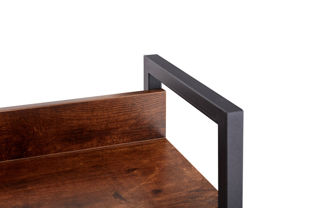 DN 4 LAYER DISPLAY BOOKSHELF H LADDER SHELF STORAGE SHELVES RACK SHELF UNIT METAL FRAME, TIGGER, 1 pc per carton