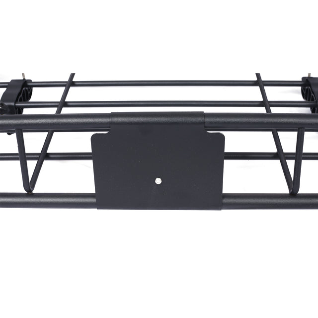 Rooftop Cargo Carrier Basket，Motoring Roof Rack,Top Mount Roof Rack 43"，black steel