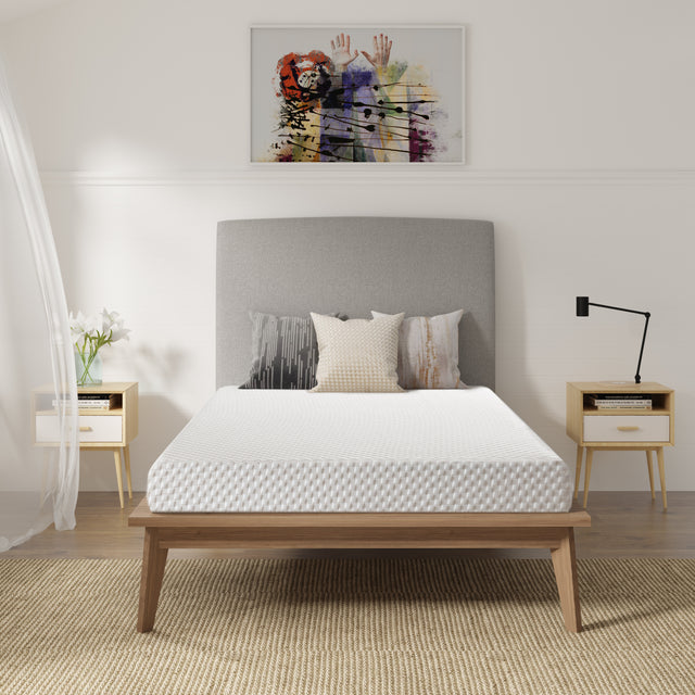 6 Inches Gel Memory Foam Mattress Made in US(Queen)