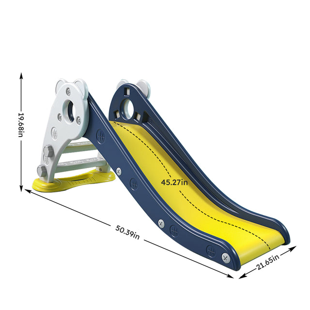 Kid Slide for Toddler Age 1-3 Indoor Plastic Slide Outdoor Playground Climber Slide