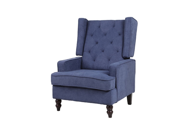 COOLMORE  living  room Comfortable  rocking chair  accent chair  Navy  fabric