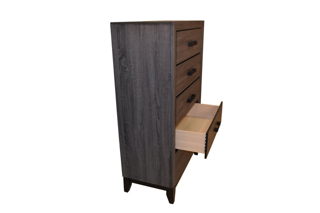 Galaxy Home Contemporary Hudson Made With Wood Chest in Gray