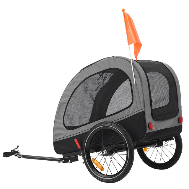 Dog Trailer, Dog Buggy, Bicycle Trailer Medium Foldable for Small and Medium Dogs