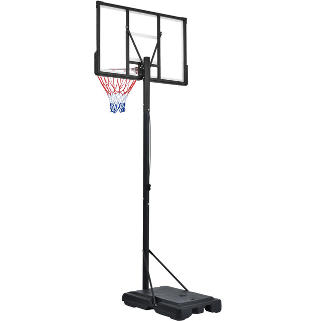 Portable Basketball Hoop Basketball System 4.76-10ft Height Adjustable for Youth Adults LED Basketball Hoop Lights, Colorful lights, Waterproof，Super Bright to Play at Night Outdoors,Good Gift for Kid