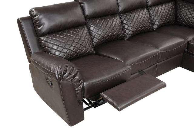 Charlotte Sectional Brown