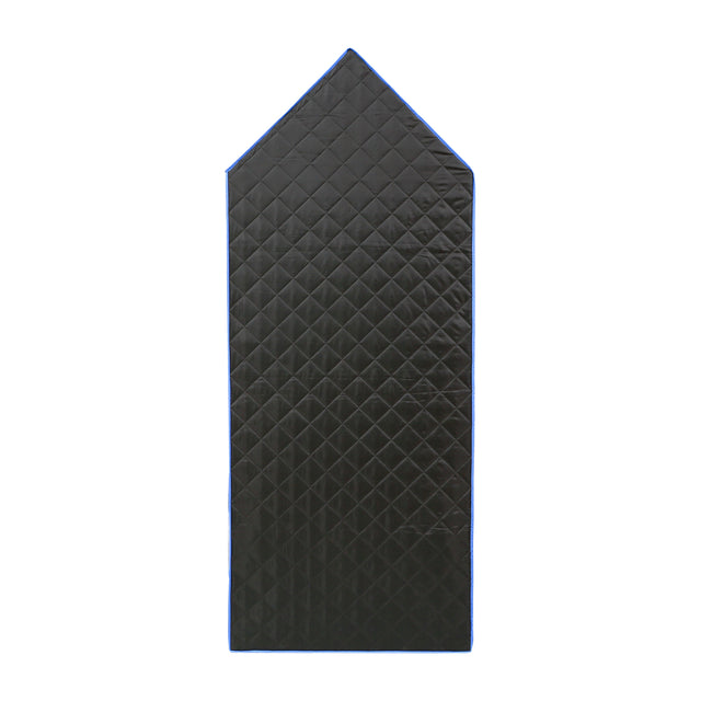 Portable Gothic Roof Plus Type Full Size Far Infrared Sauna tent. Spa, Detox ,Therapy and Relaxation at home.Larger Space,Stainless Steel Pipes Connector Easy to Install. FCC Certification--Black