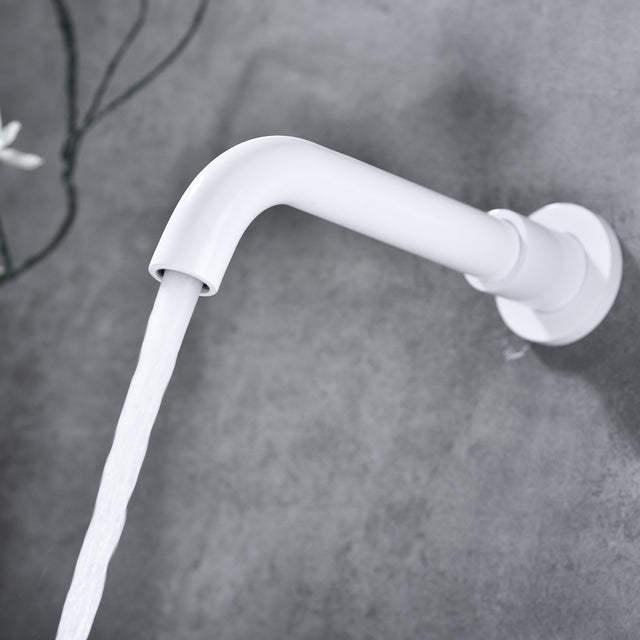 Single Lever Handle Wall Mounted Bathroom Faucet