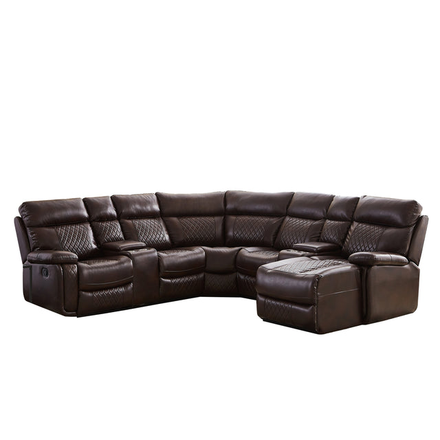 SECTIONAL MOTION SOFA BRWON(W223S00524)