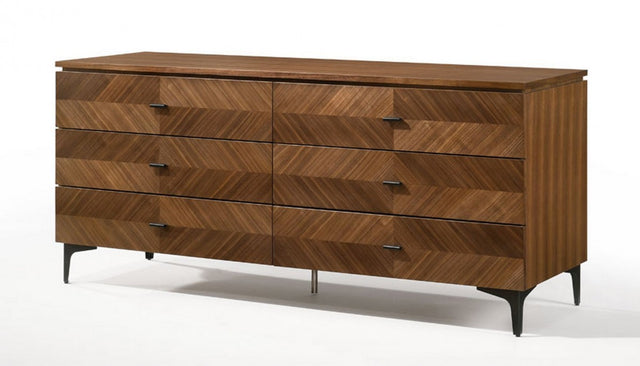 Modrest Paula Mid-Century Walnut Dresser