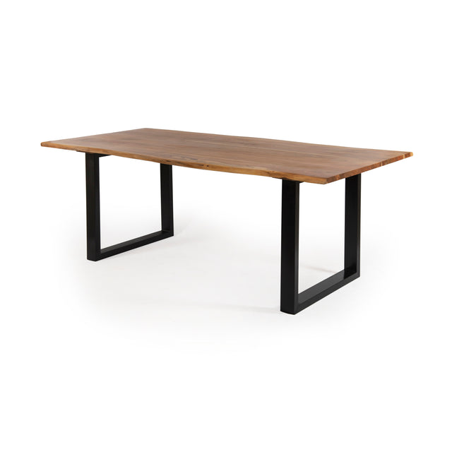 Live edge Solid Wood Dining Table