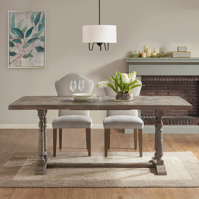 Tristan Rectangular Dining Table (2 pedestal leg)